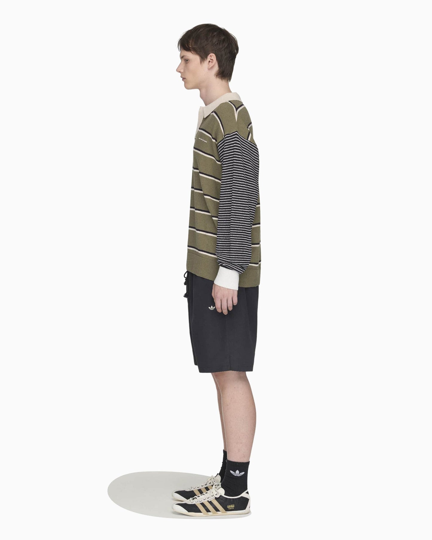 Polo de rayas Relaxed adidas Originals x Song For The Mute 007 Unisex