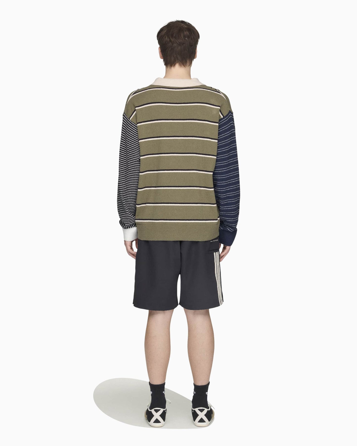Polo de rayas Relaxed adidas Originals x Song For The Mute 007 Unisex