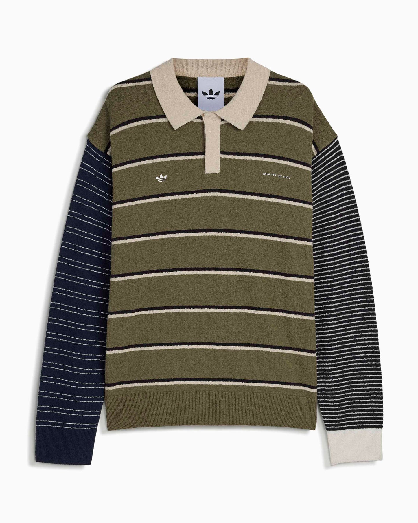 Polo de rayas Relaxed adidas Originals x Song For The Mute 007 Unisex