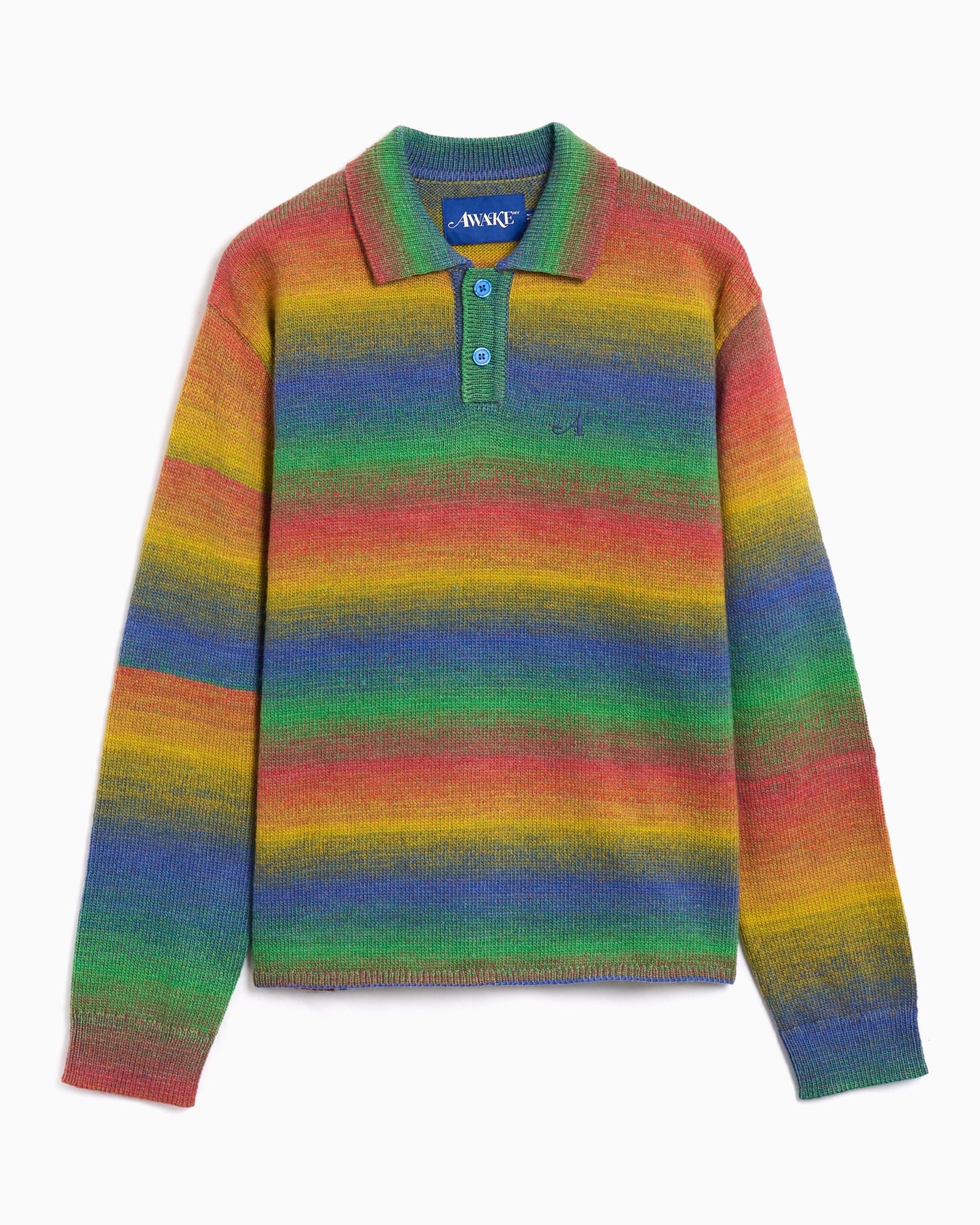 Polo de rayas Awake NY Gradient para hombre