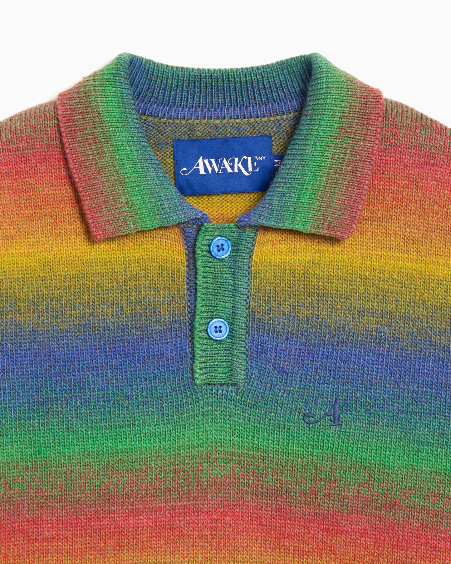 Polo de rayas Awake NY Gradient para hombre