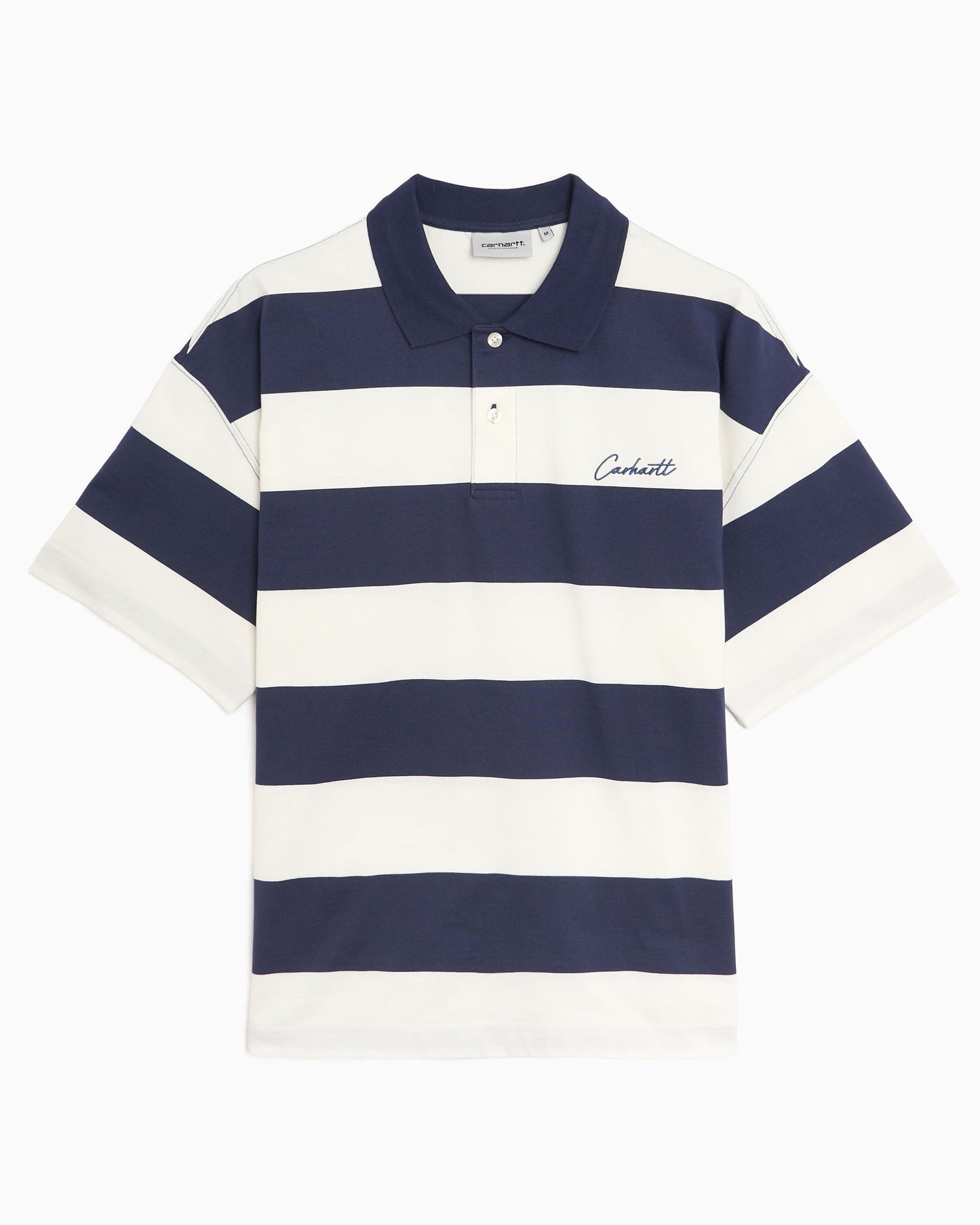 Polo de rayas Boxy Carhartt WIP Delray para hombre