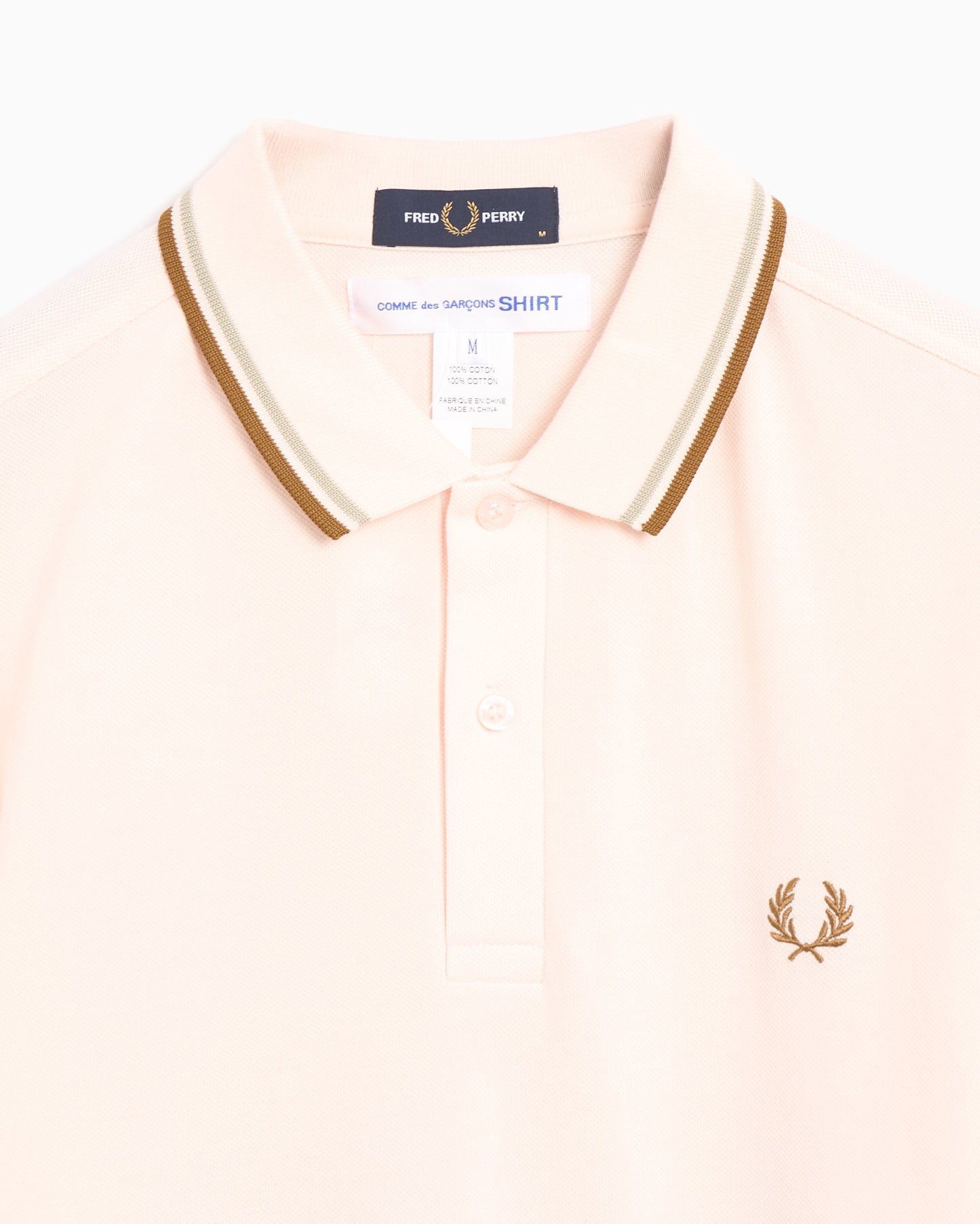 Polo Comme Des Garçons Shirt x Fred Perry Freedom Is Energy para hombre