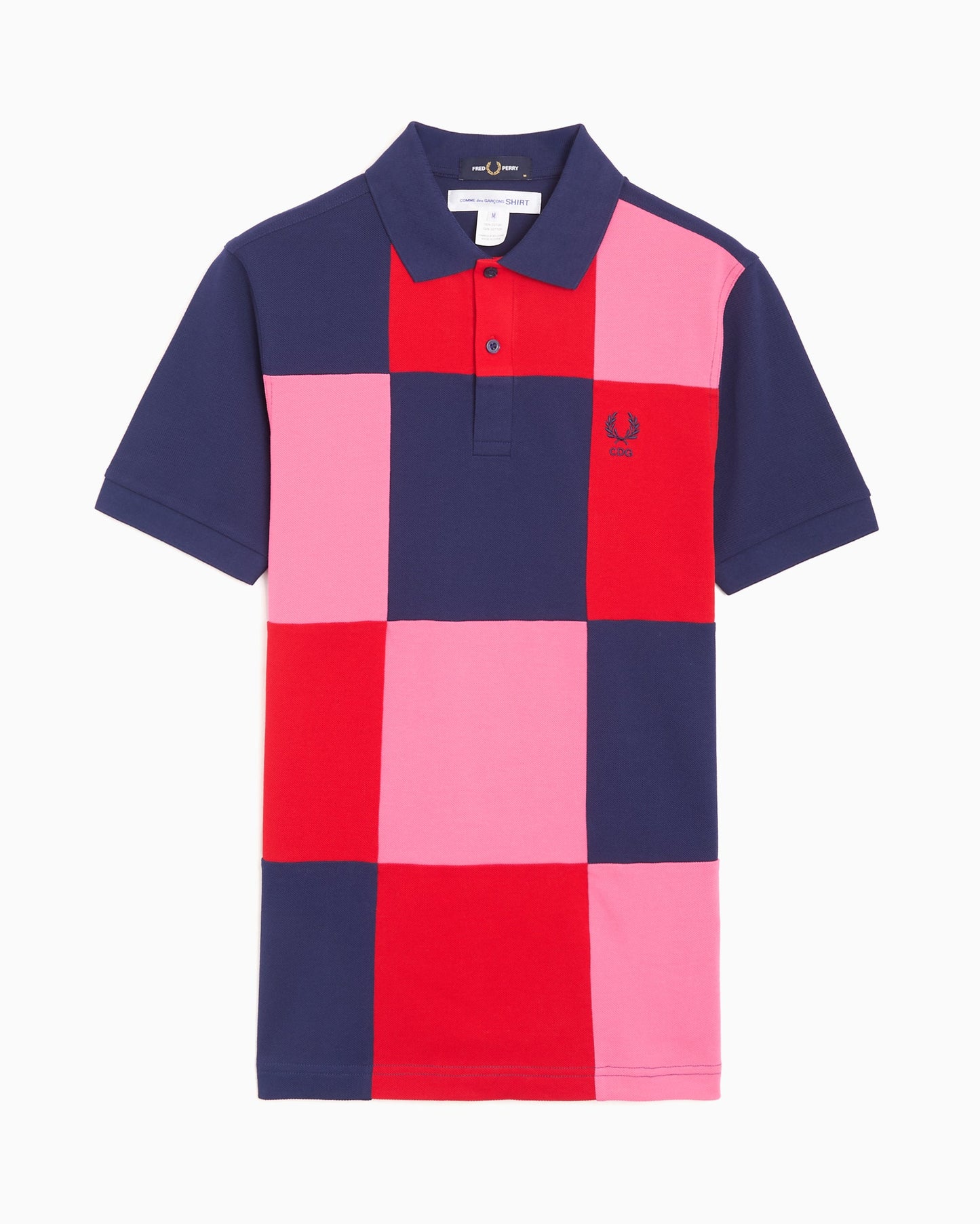 Polo de cuadros Comme Des Garçons Shirt x Fred Perry para hombre