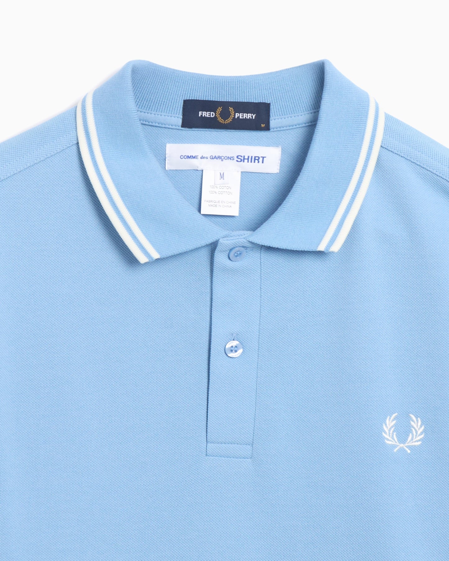 Polo Comme Des Garçons Shirt x Fred Perry Strong Will para hombre