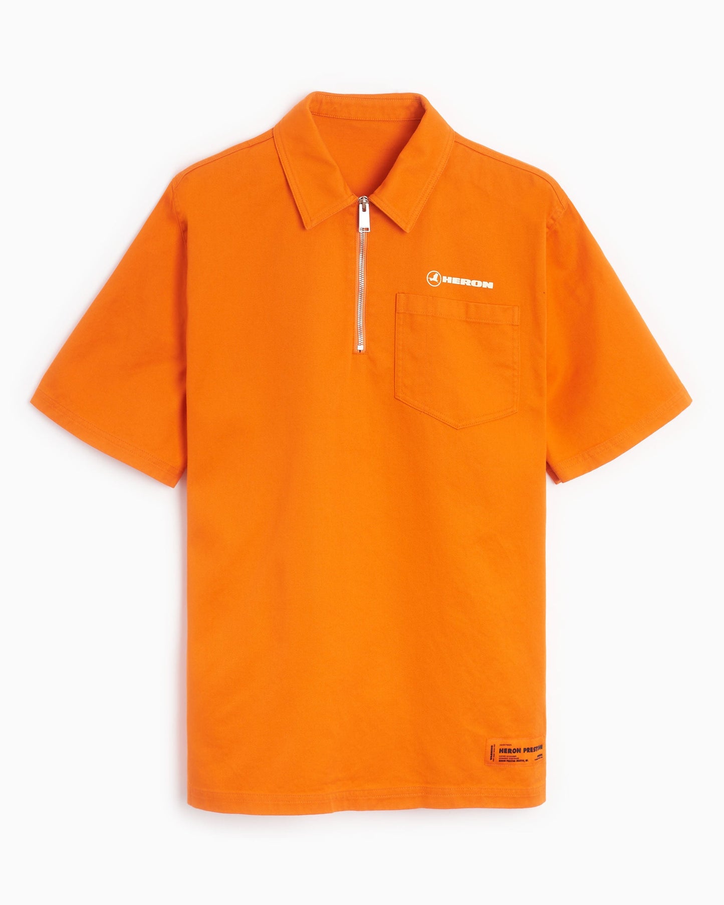 Polo Heron Preston Men's Half Zip Short Sleeve Polo para hombre