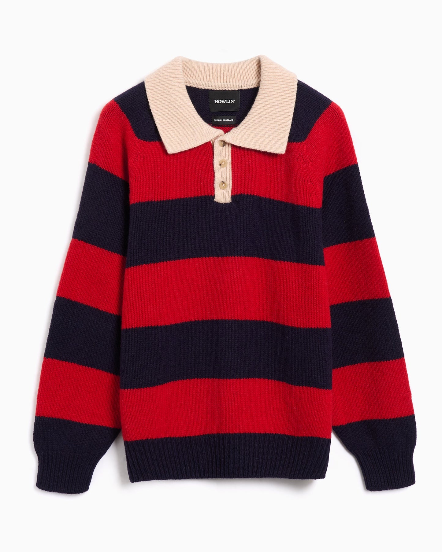 Polo de rayas Relaxed Howlin' Absolute para hombre