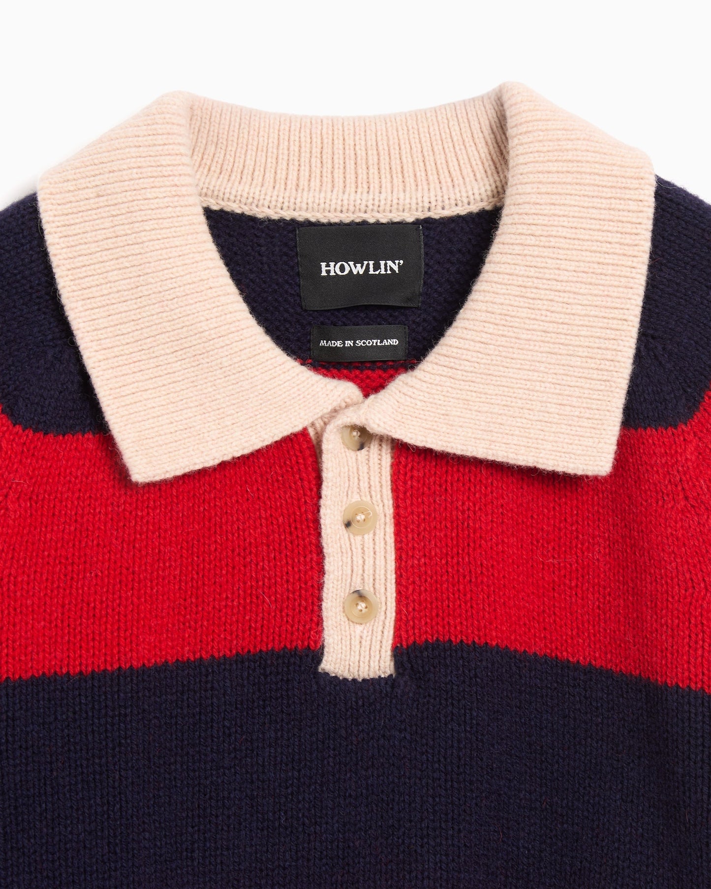 Polo de rayas Relaxed Howlin' Absolute para hombre