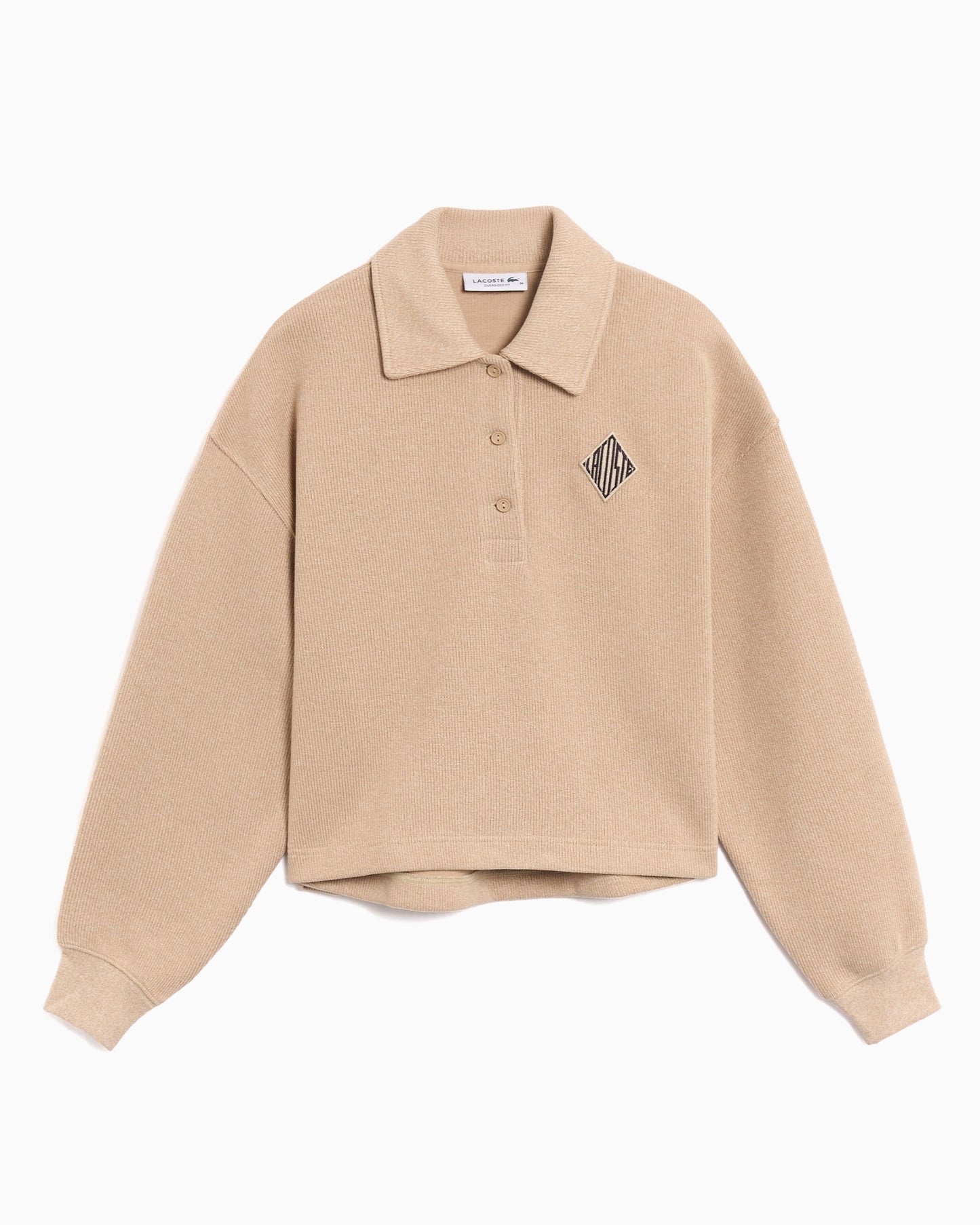 Polo con logo Oversize Lacoste para mujer