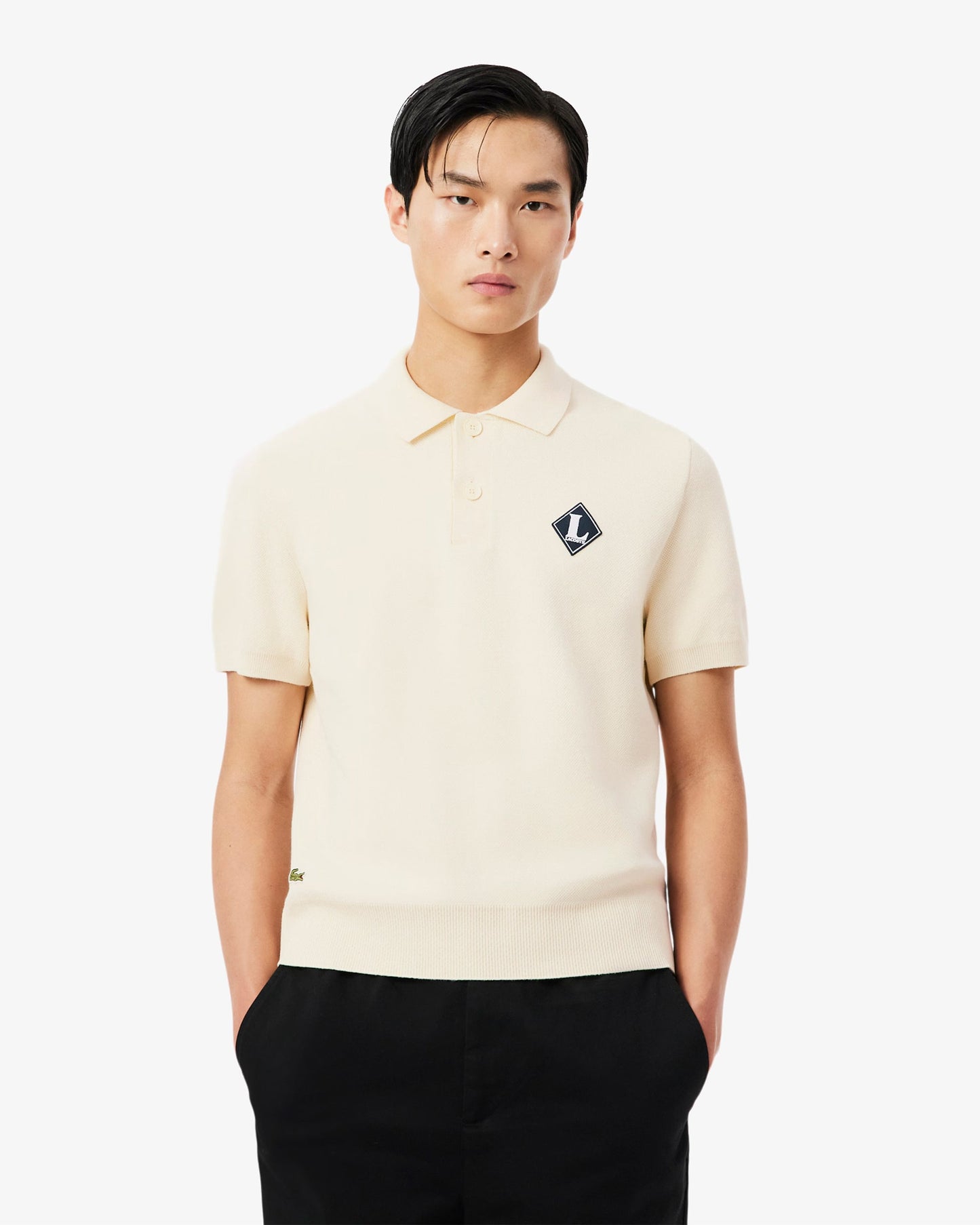 Polo con logo Relaxed Lacoste para hombre