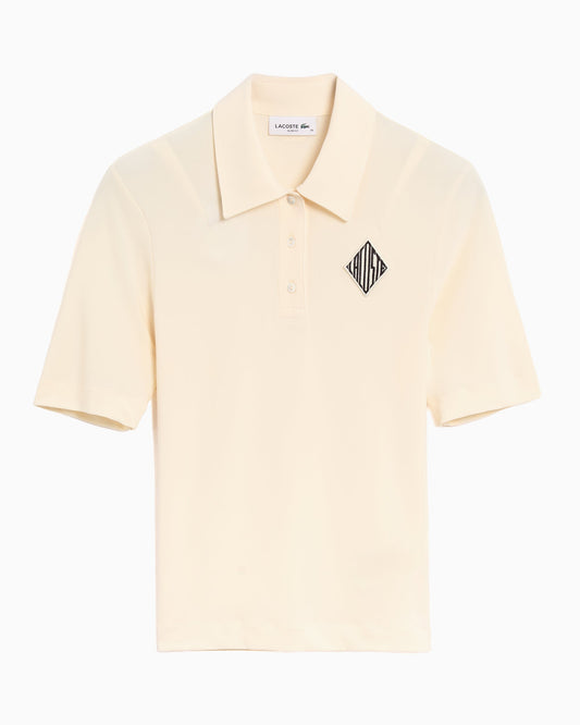 Polo con logo Slim Lacoste Retro para mujer