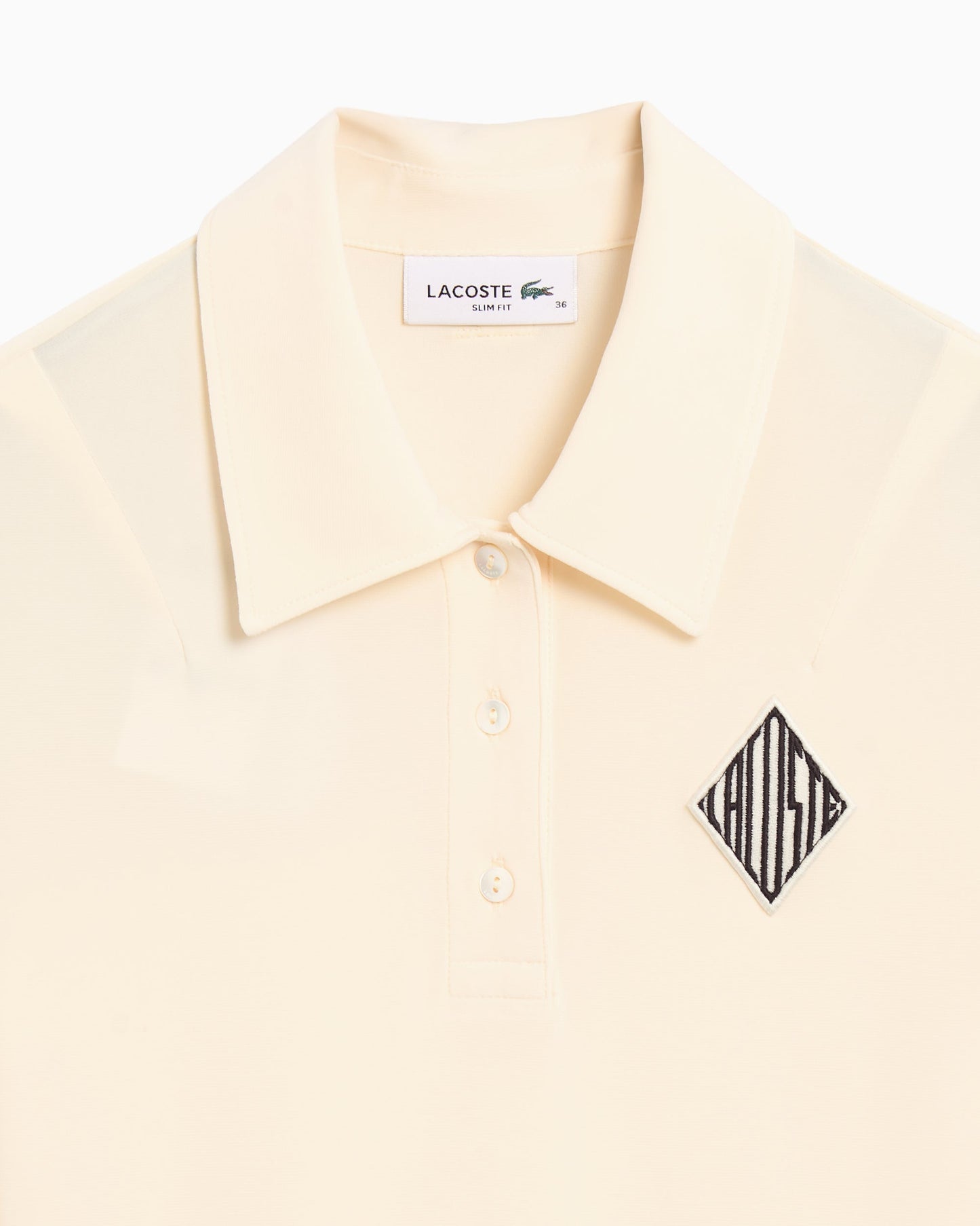 Polo con logo Slim Lacoste Retro para mujer