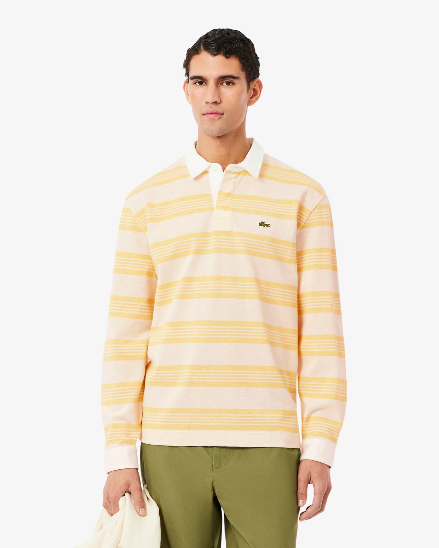 Polo de rayas Relaxed Lacoste Rugby para hombre