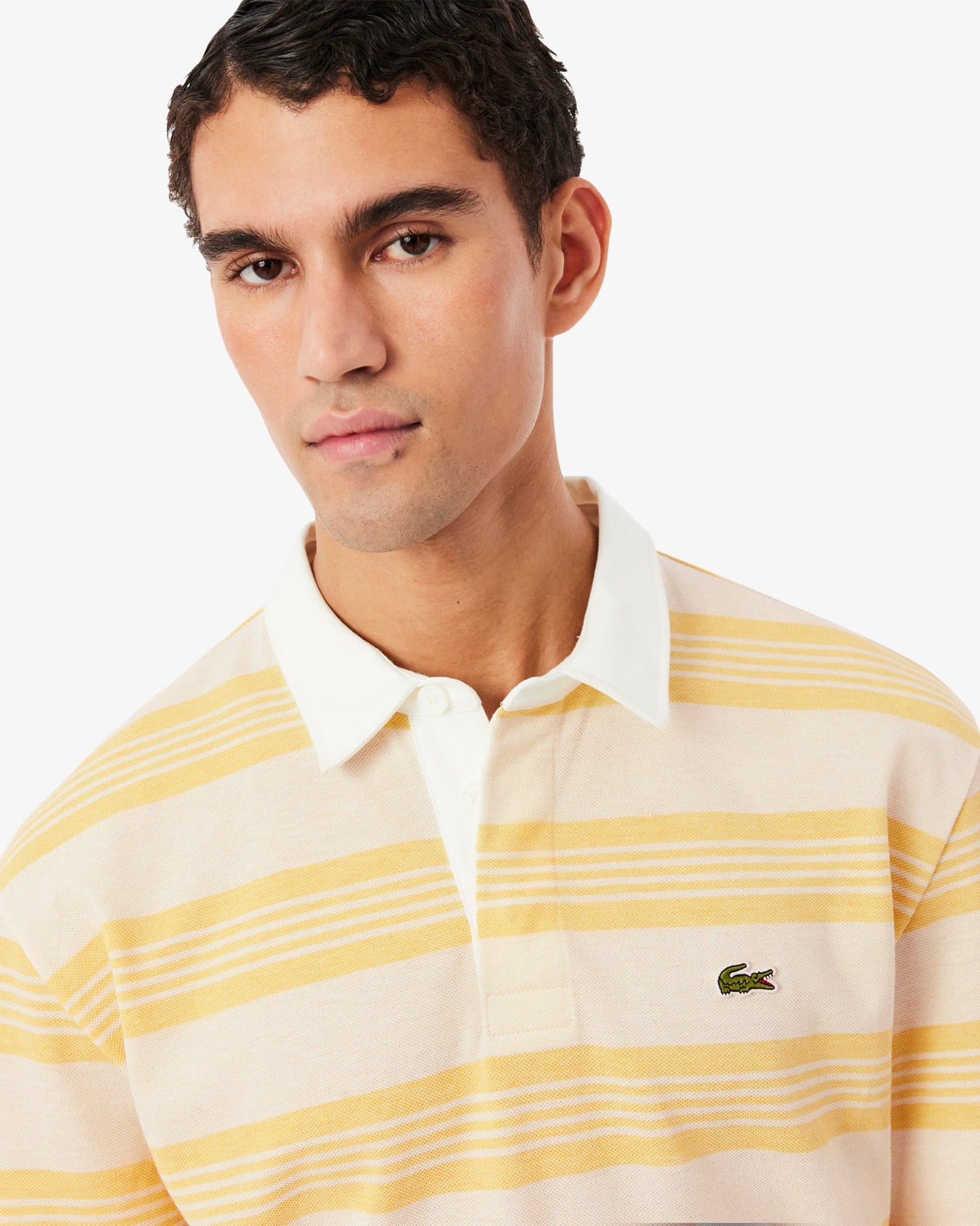 Polo de rayas Relaxed Lacoste Rugby para hombre