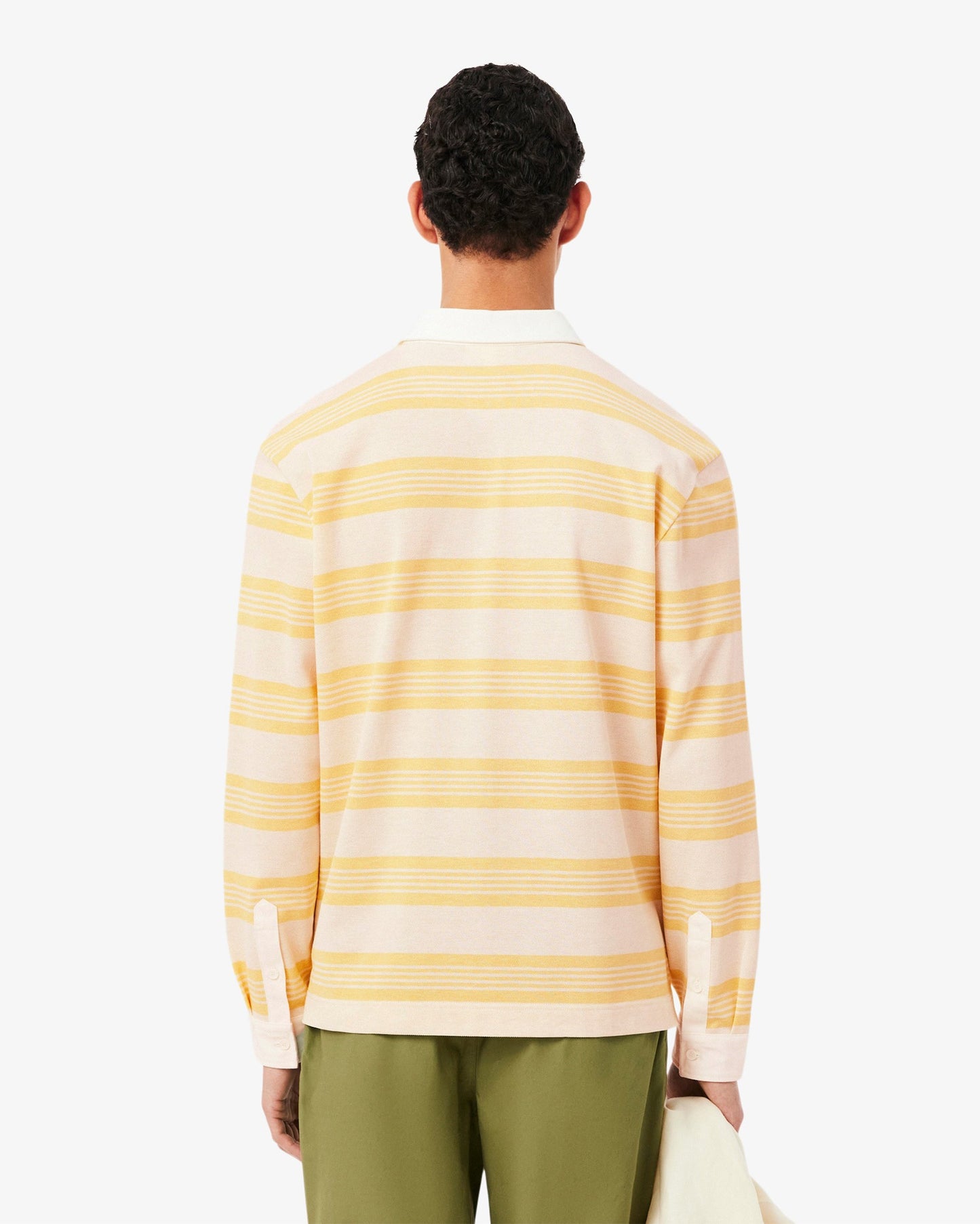 Polo de rayas Relaxed Lacoste Rugby para hombre