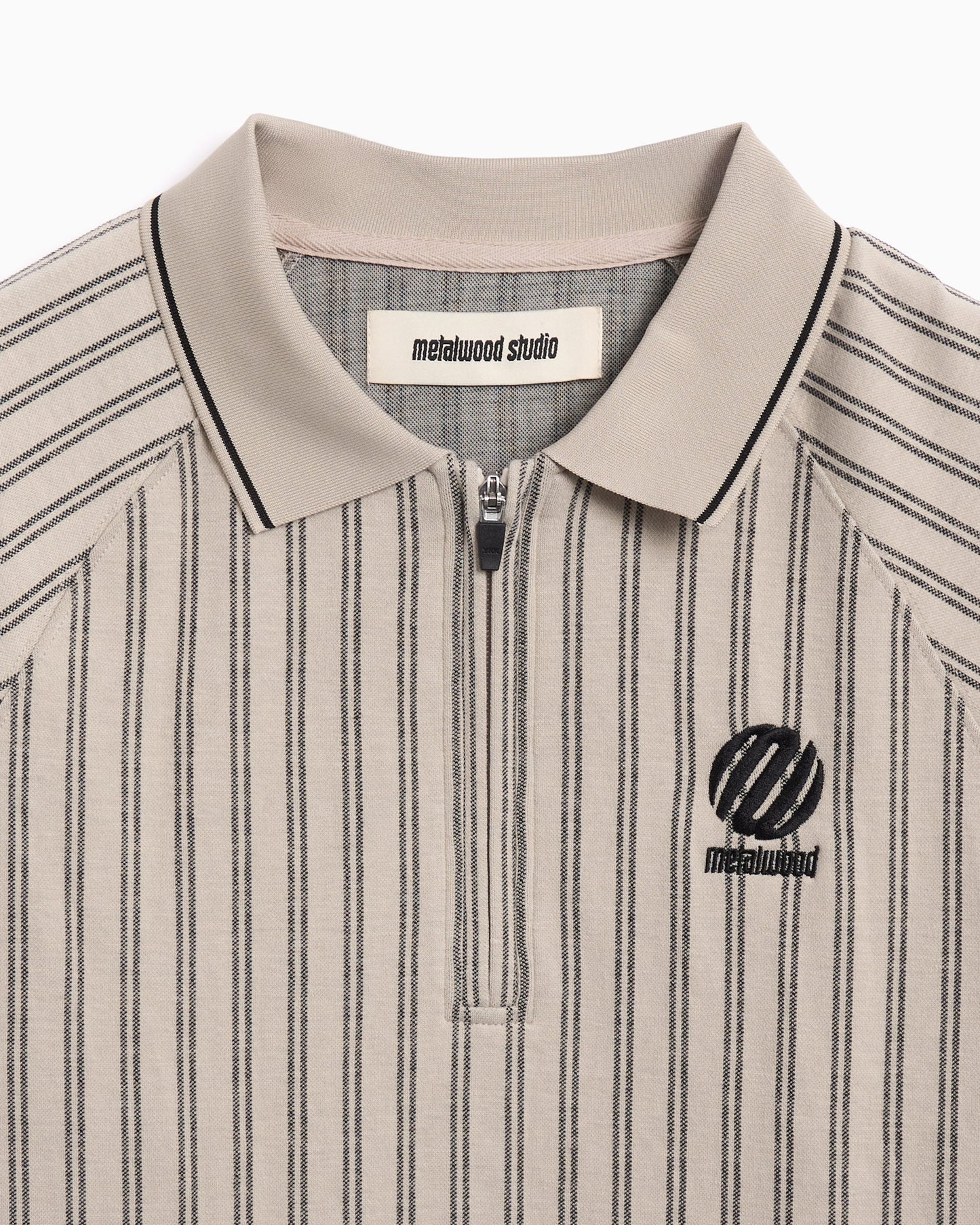 Polo de rayas Metalwood LS para hombre