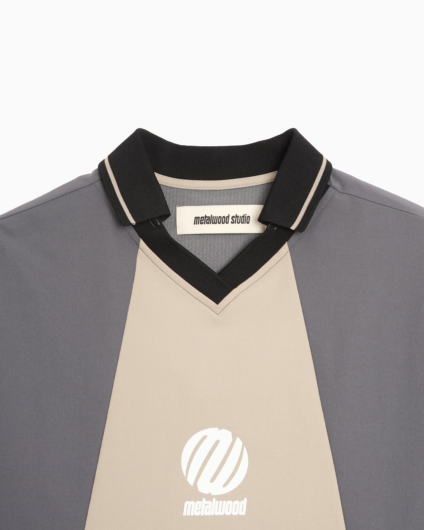 Polo con logo Relaxed Metalwood Machine para hombre