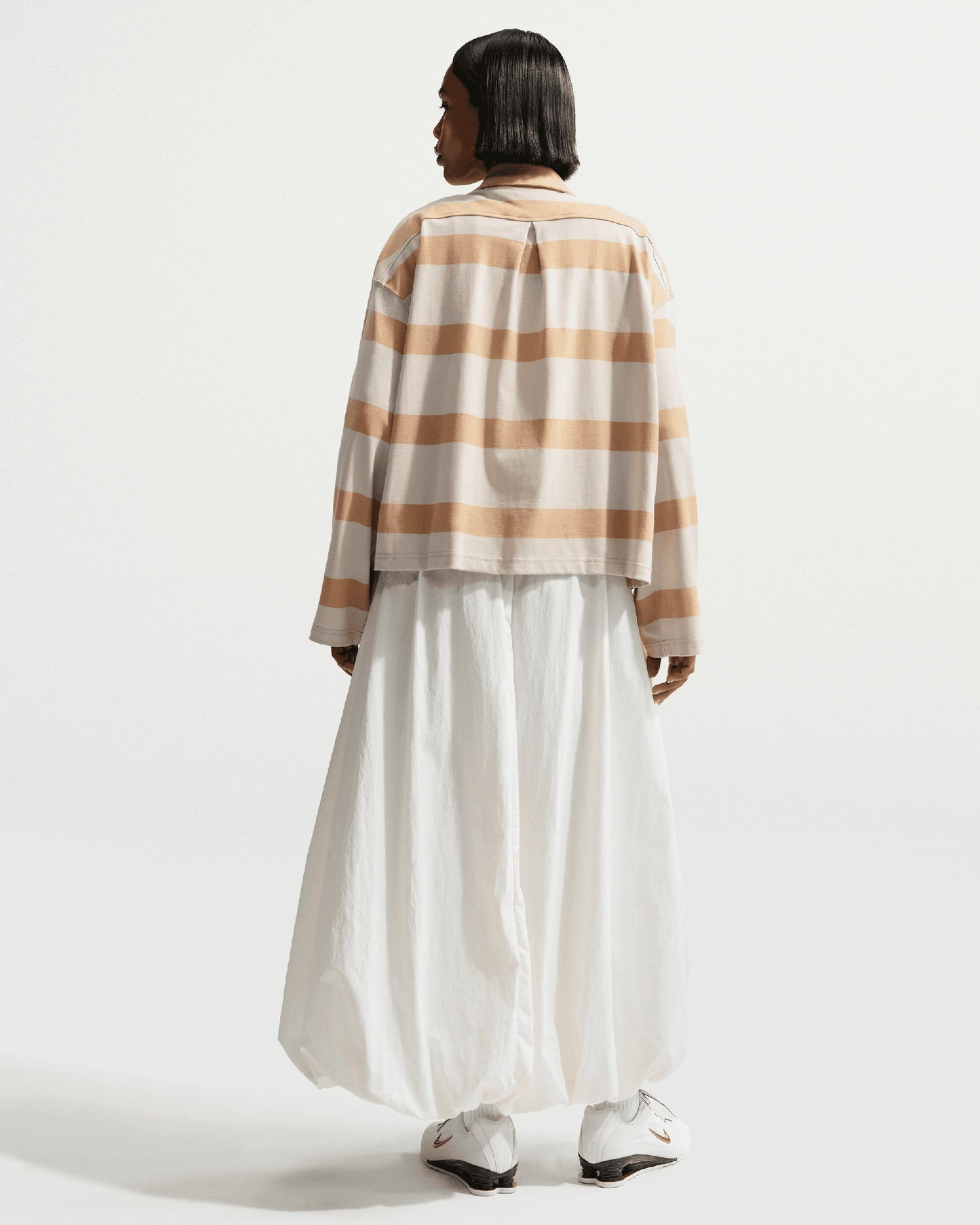 Polo de rayas Oversize Nike Sportswear para mujer
