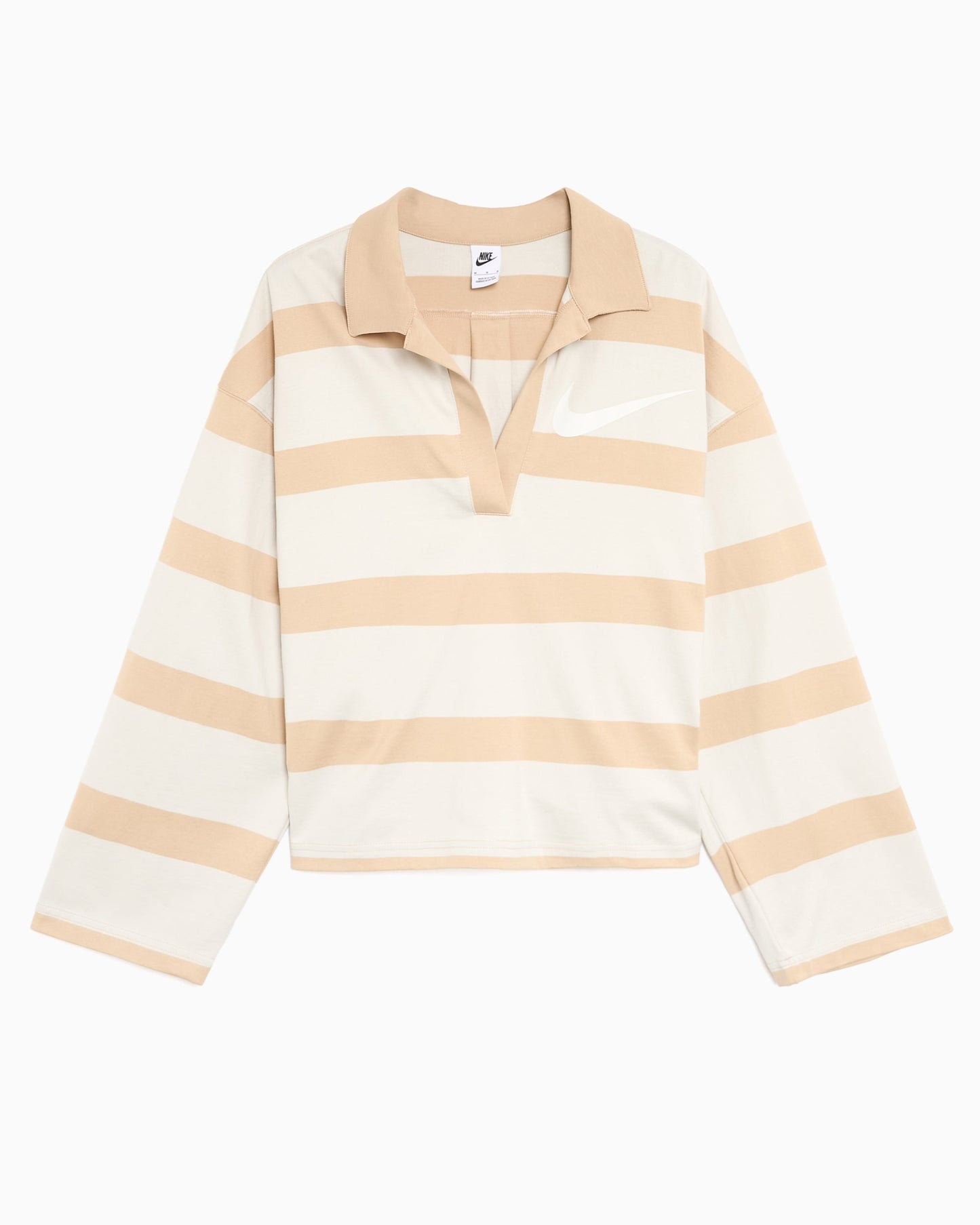 Polo de rayas Oversize Nike Sportswear para mujer