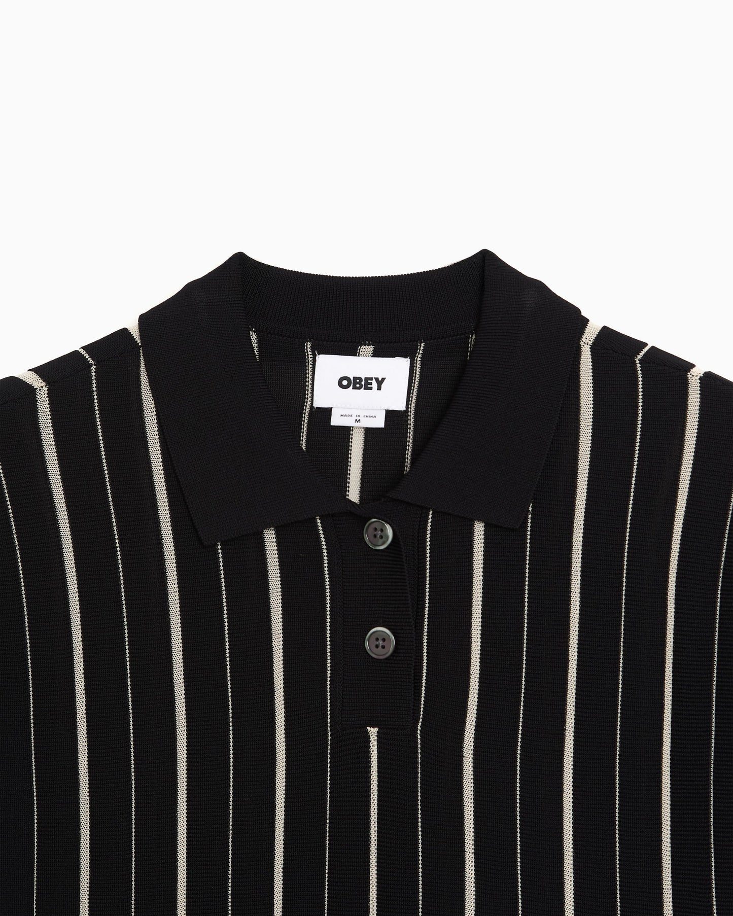 Polo de rayas OBEY Clothing Arlo para mujer