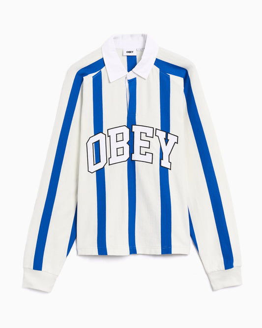 Polo de rayas Relaxed OBEY Clothing Landon para hombre