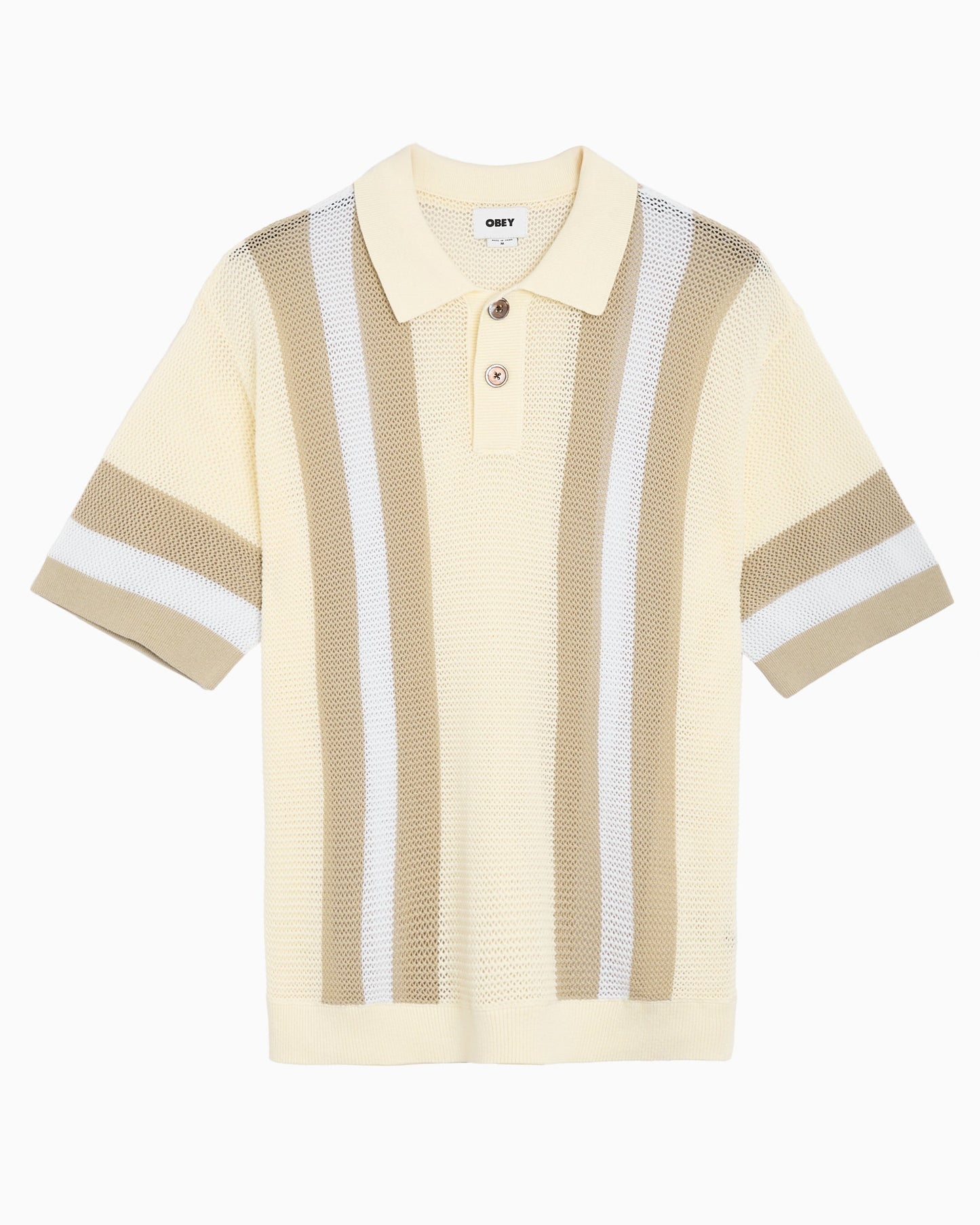 Polo de rayas OBEY Clothing Seth para hombre