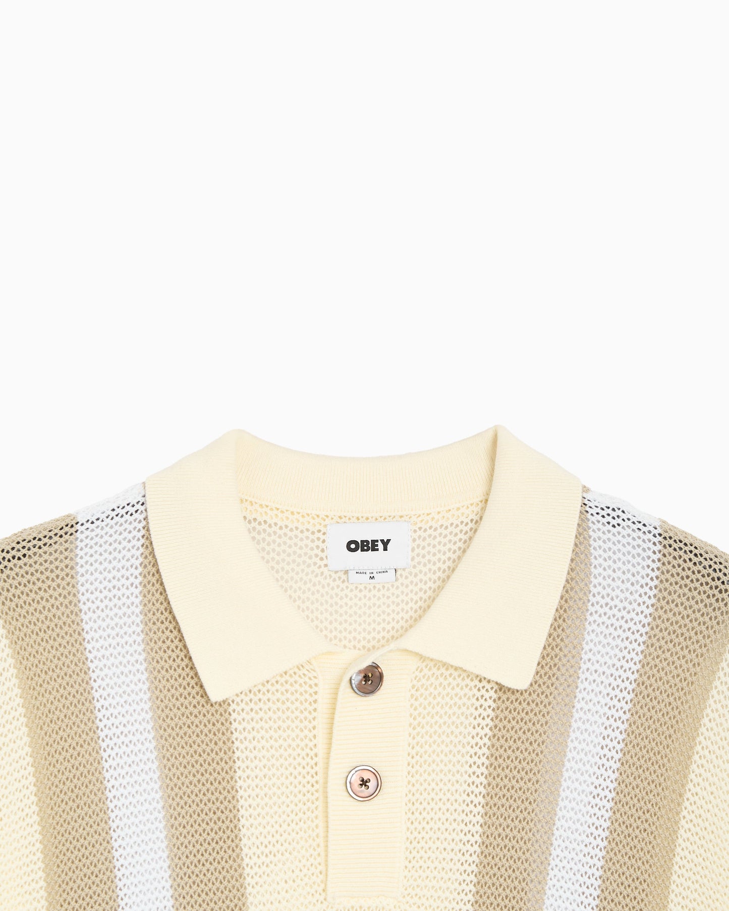 Polo de rayas OBEY Clothing Seth para hombre