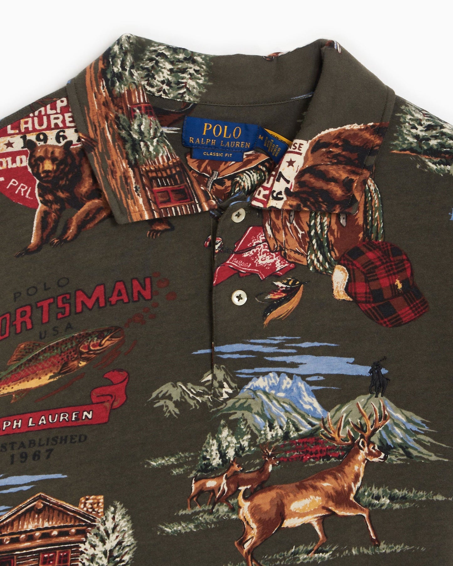 Polo con gráfico Polo Ralph Lauren Gorham Sportsman para hombre