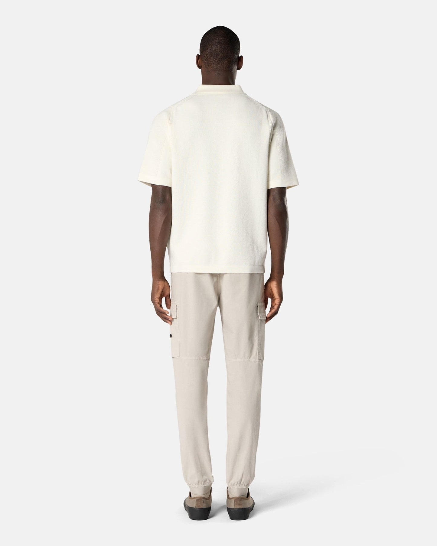 Polo con logo Relaxed Stone Island Micro Stitch Soft para hombre