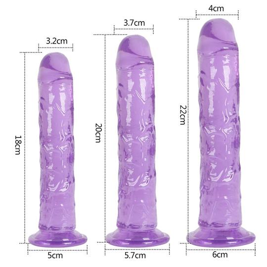 Erotic Soft Jelly Anal Dildo - Dildo product image for intimate wellness and personal care