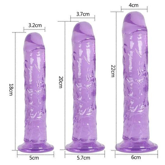 Erotic Soft Jelly Anal Dildo - Dildo product image for intimate wellness and personal care