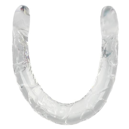 Double Long Soft Jelly Realistic Dildo