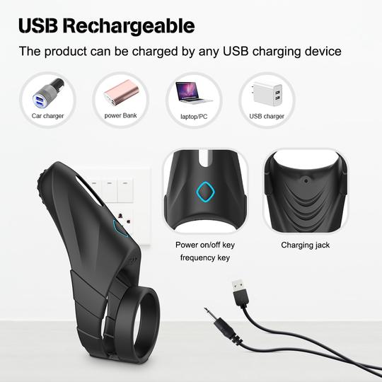 Double Penis Ring Vibrator With Taint Teaser