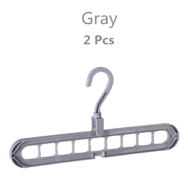 1/2pcs Multi-port Support hangers for Clothes Drying Rack Multifunction Plastic Clothes rack drying hanger Storage Hangers