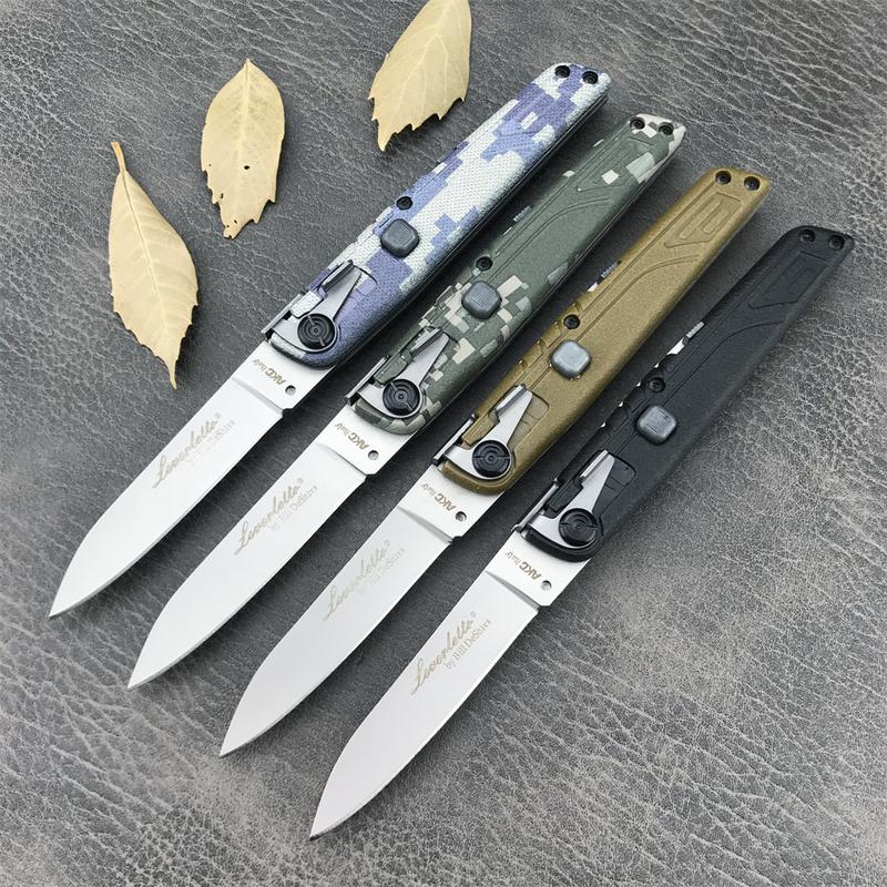 Colt II Button Folding Knife 440C Blade-BK02