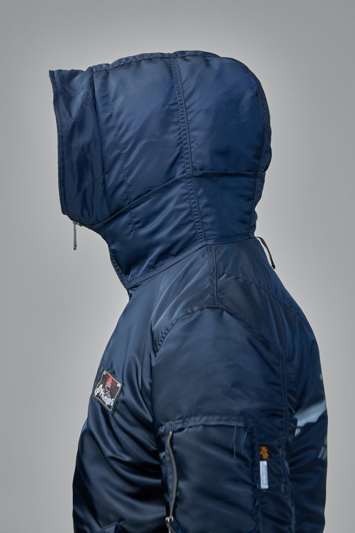 Bomber Jacket with Patch Pockets