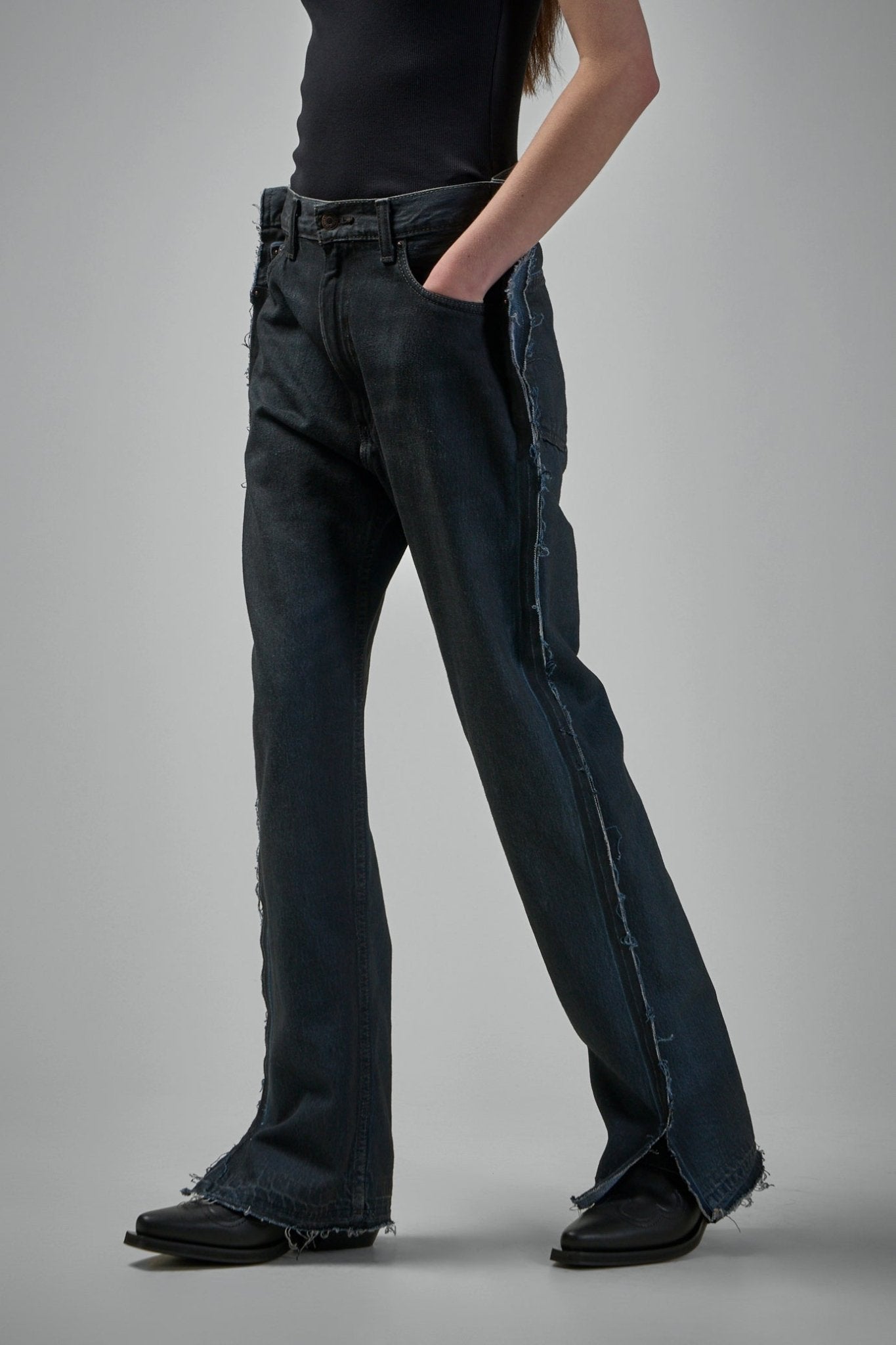 Overdyed Outline Denim