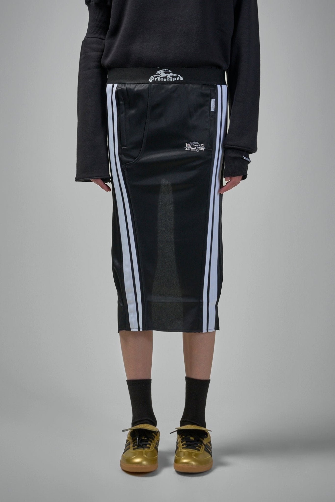 Poly Jersey Pencil Skirt