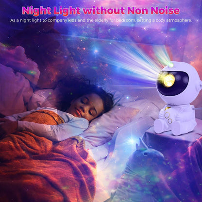 Astronaut Galaxy Projector Night Light with Remote, 8 Modes