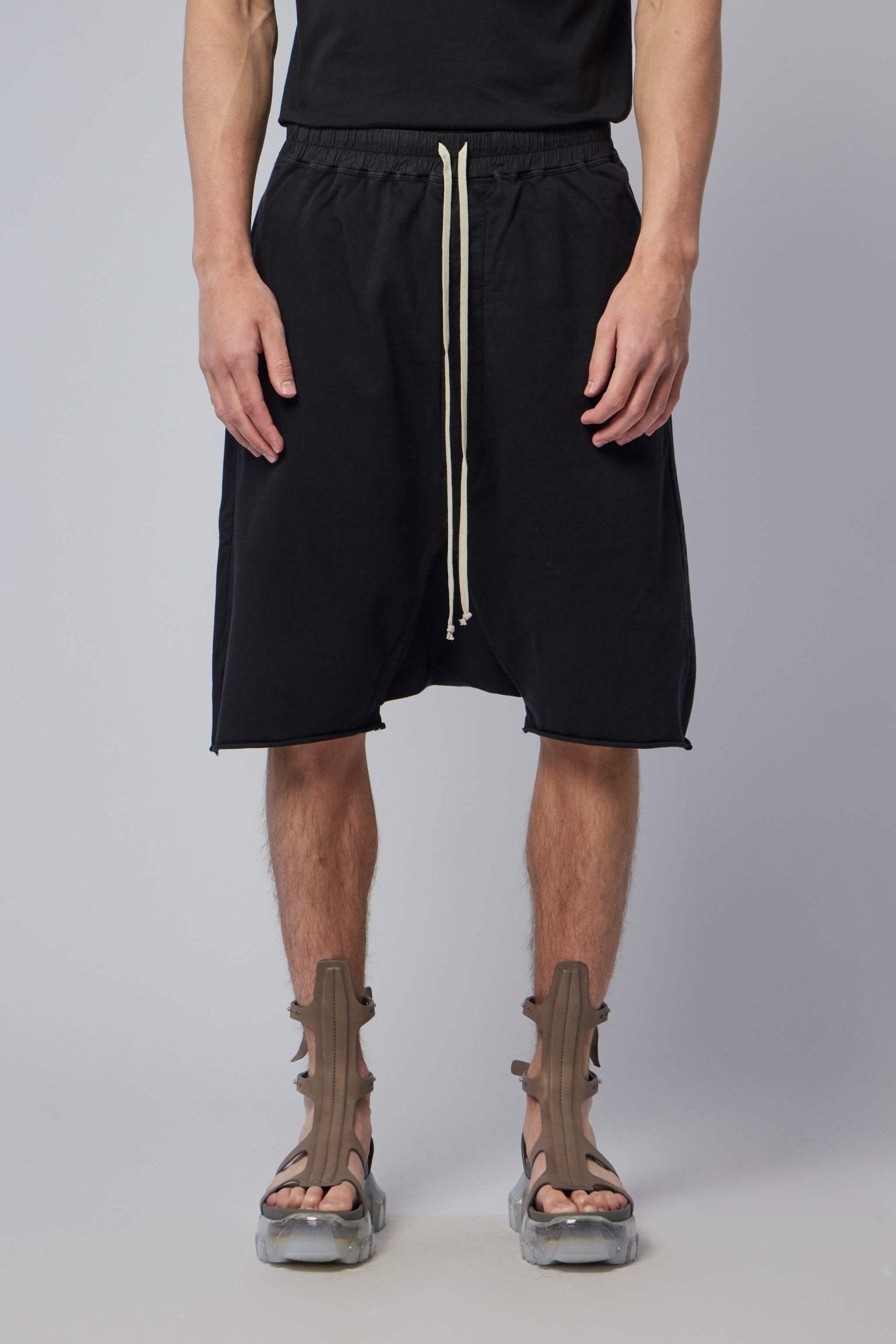 Drawstring Pods Knit Shorts