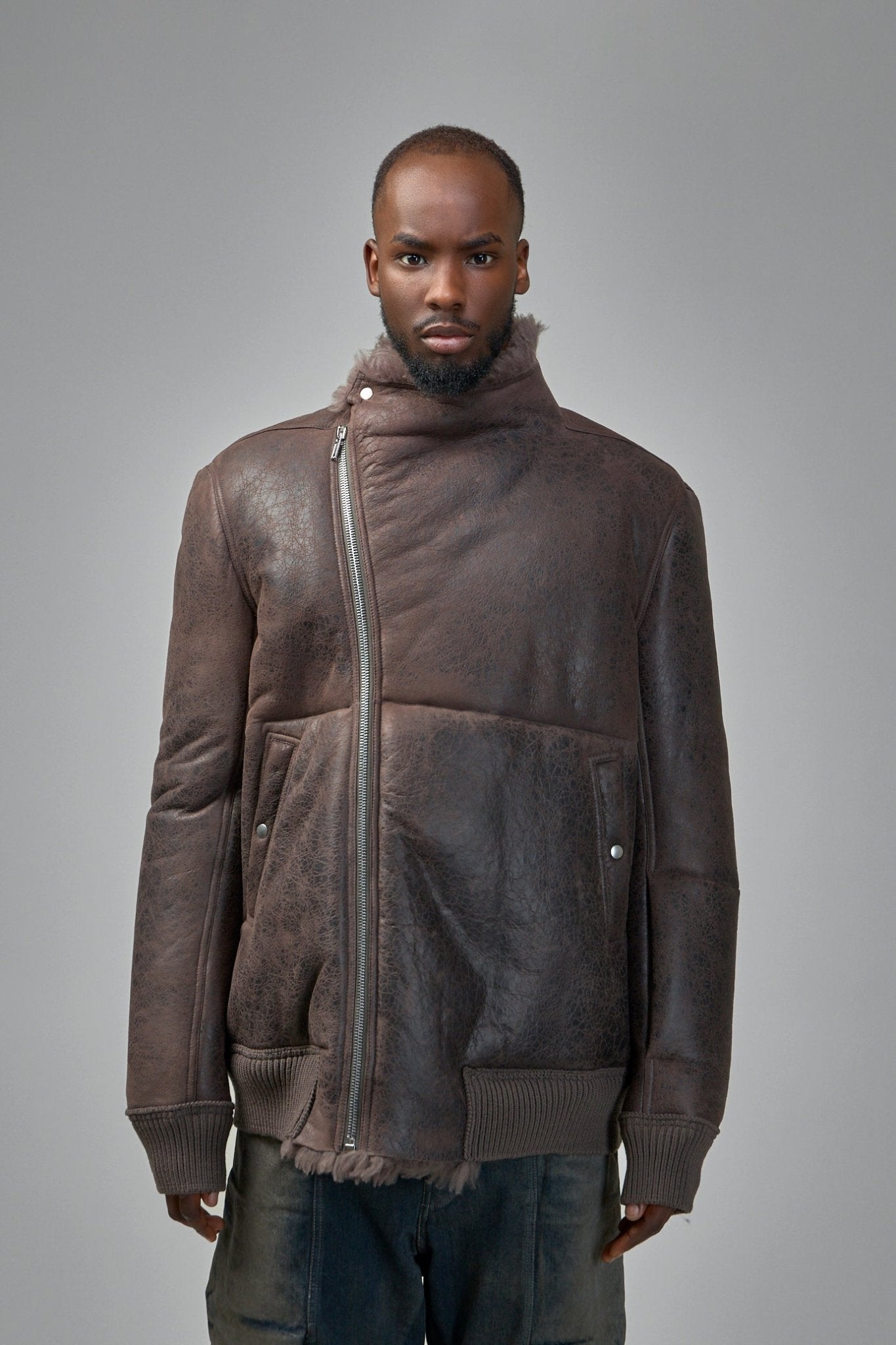 Hollywood Flight Leather Bomber Jacket