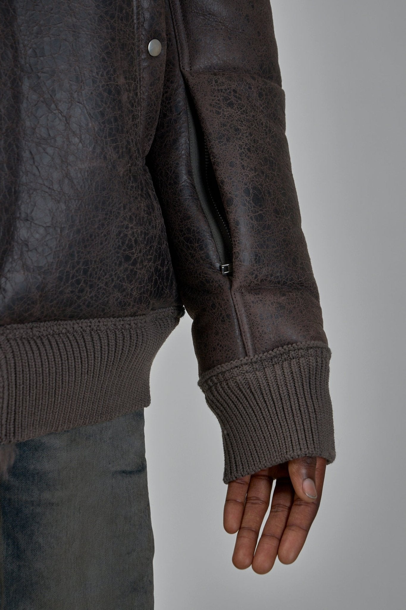 Hollywood Flight Leather Bomber Jacket