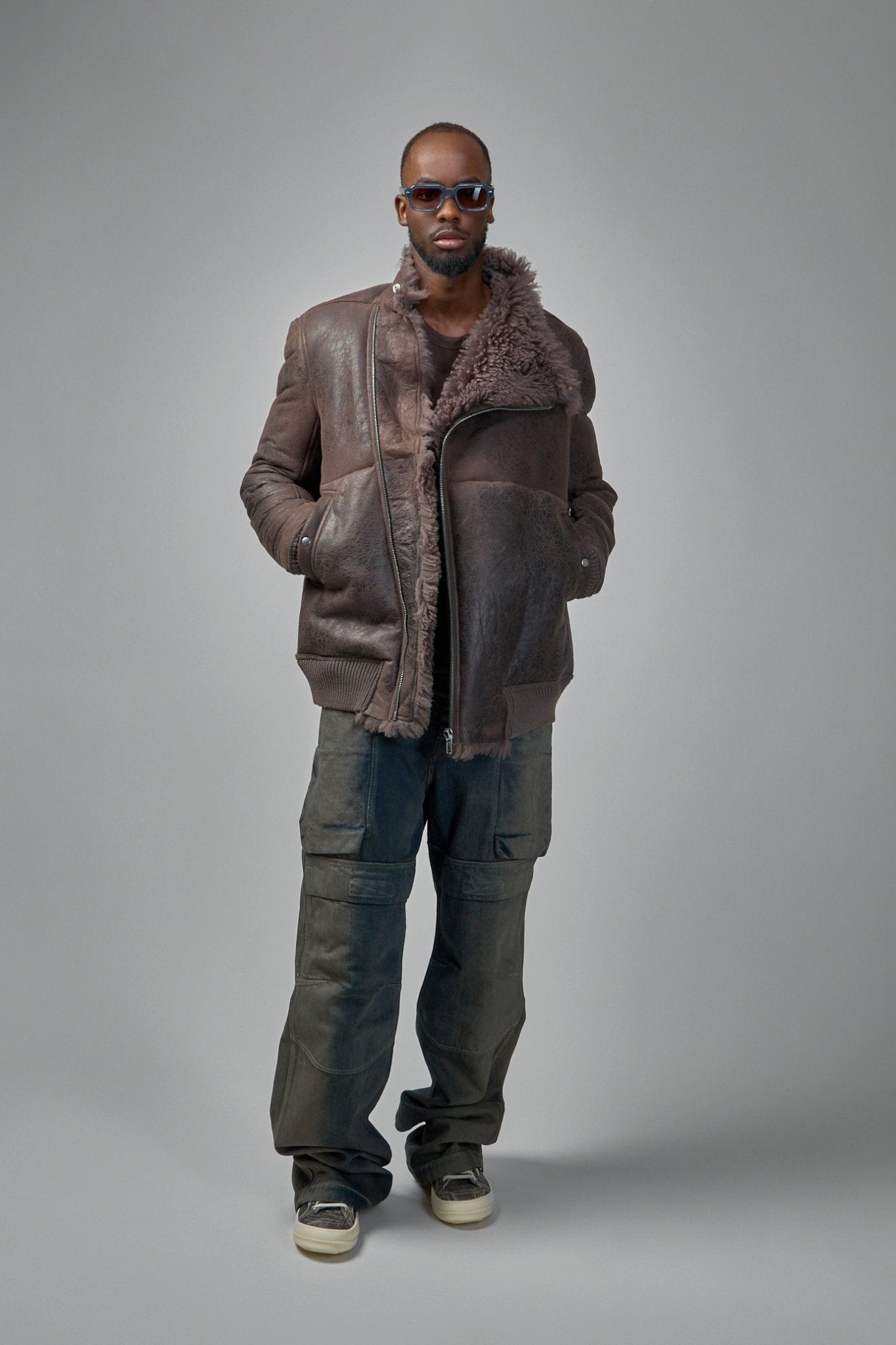 Hollywood Flight Leather Bomber Jacket