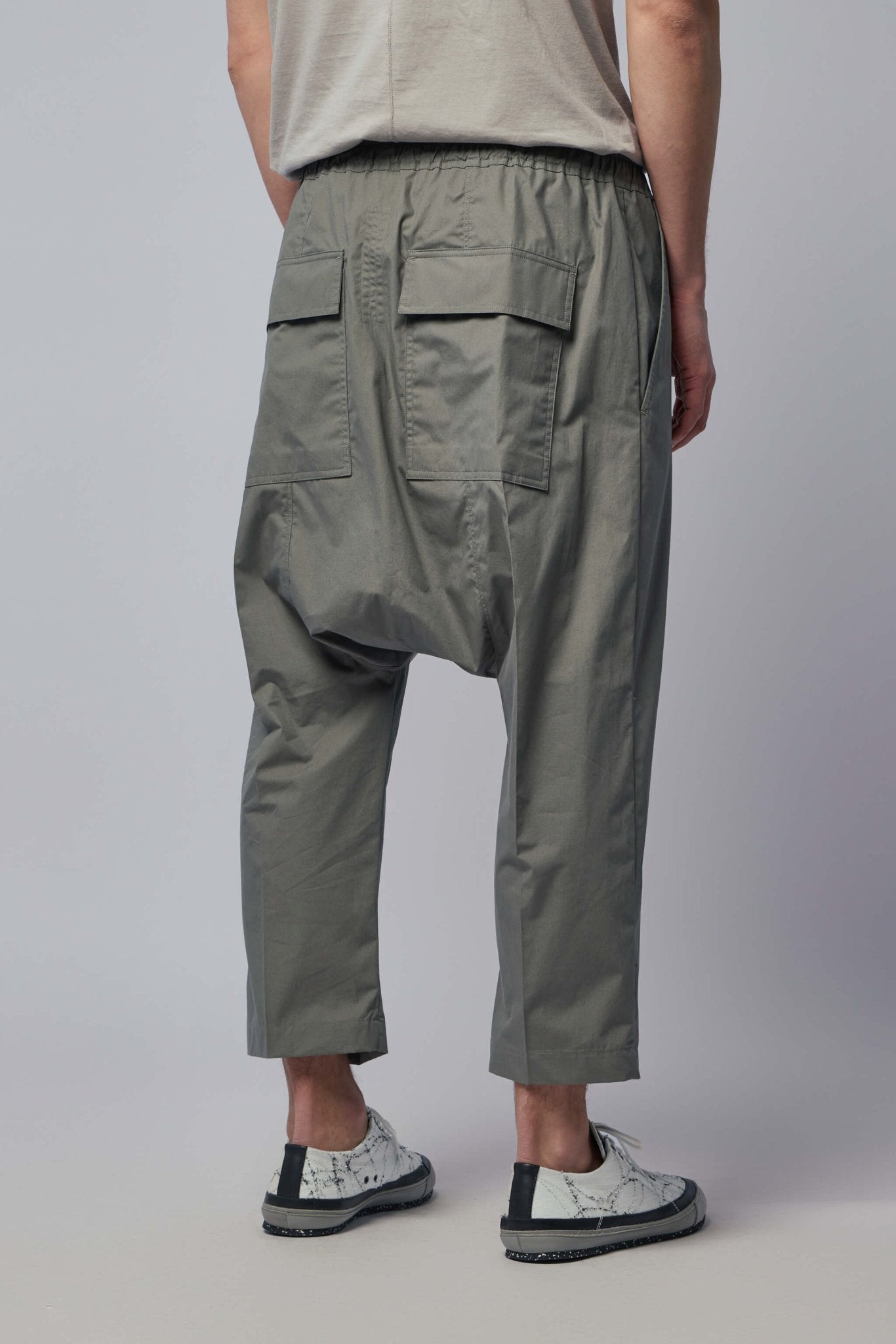 Woven Pants - Drawstring Cropped