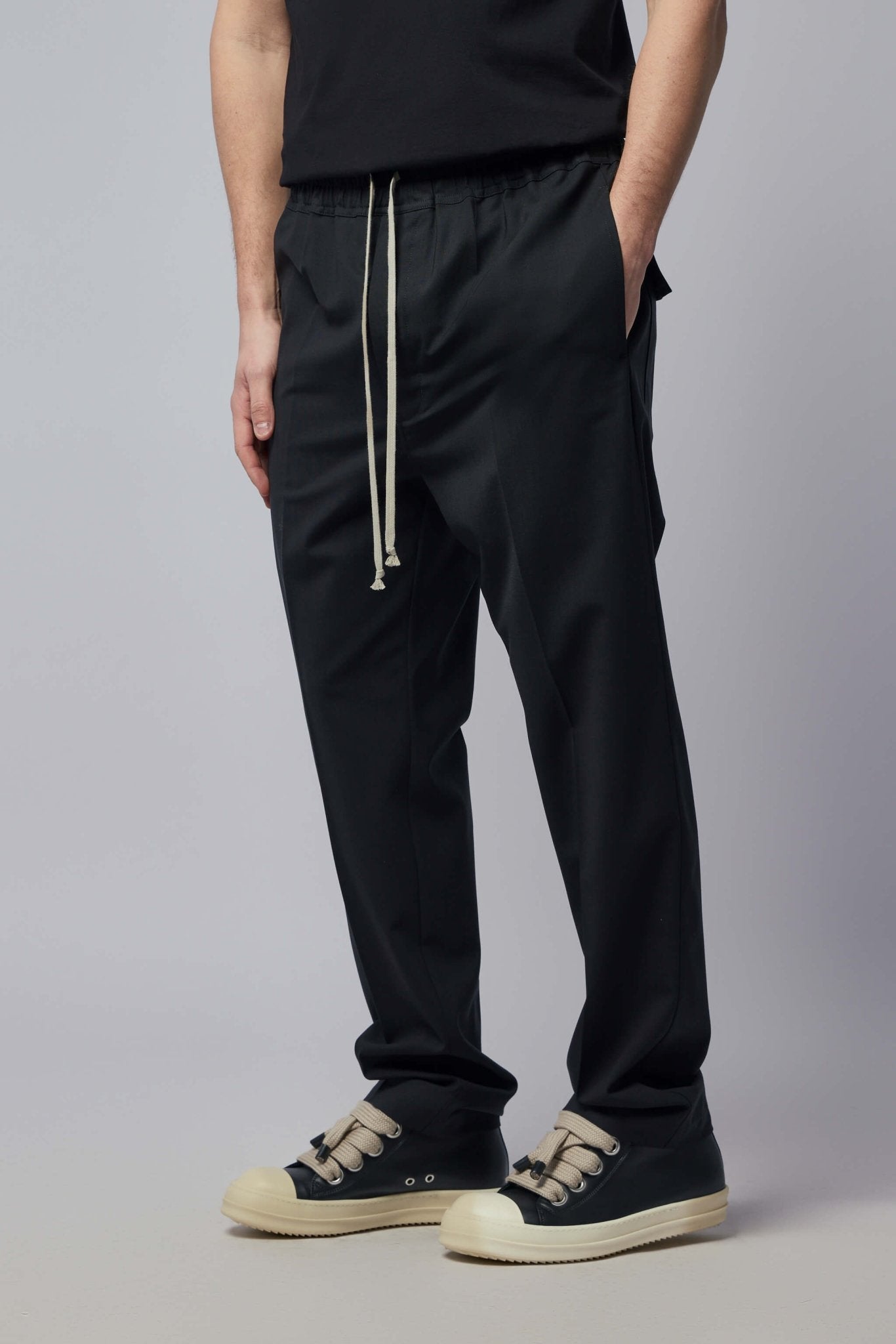 Woven Pants - Drawstring Slim Long