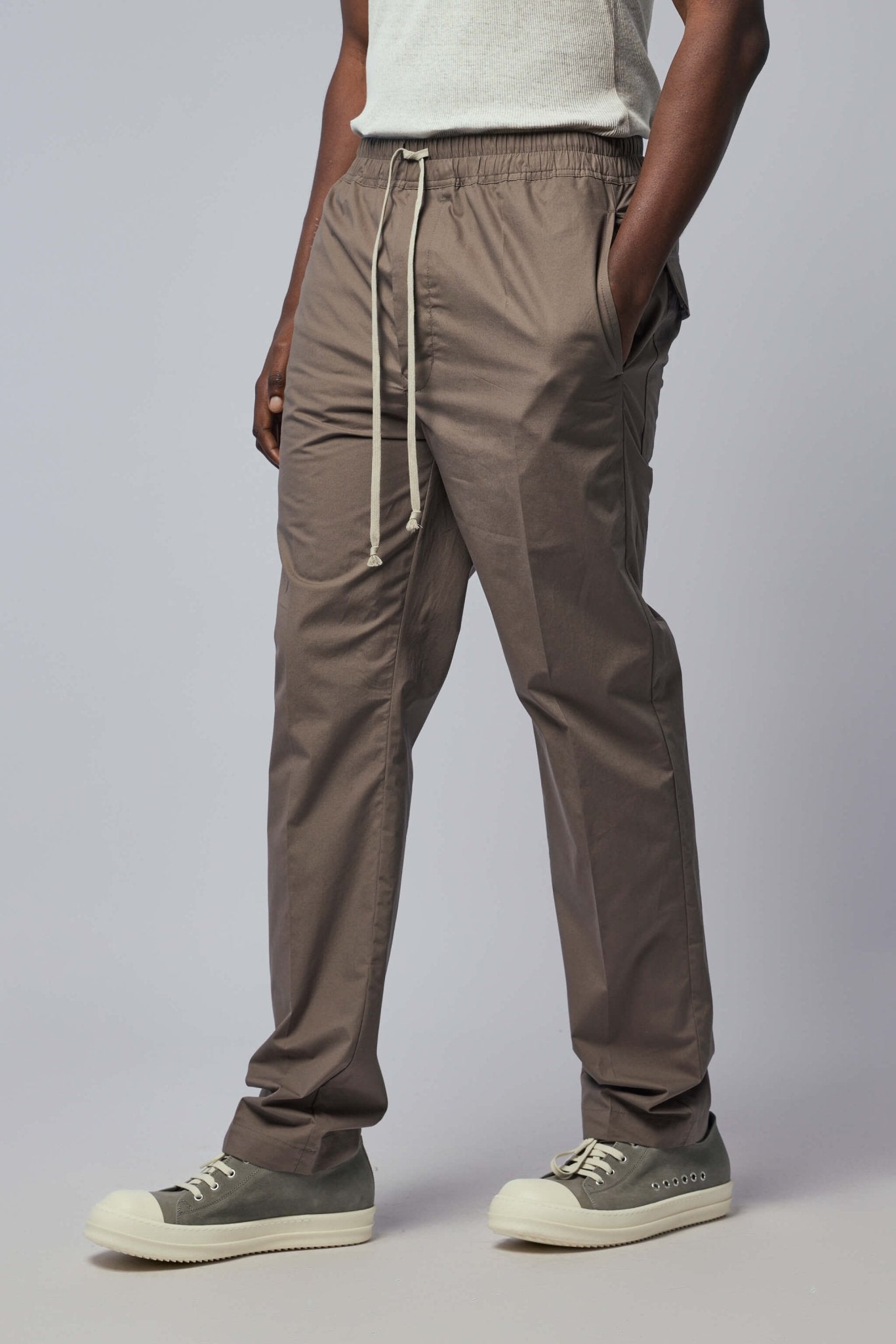 Woven Pants - Drawstring Slim Long