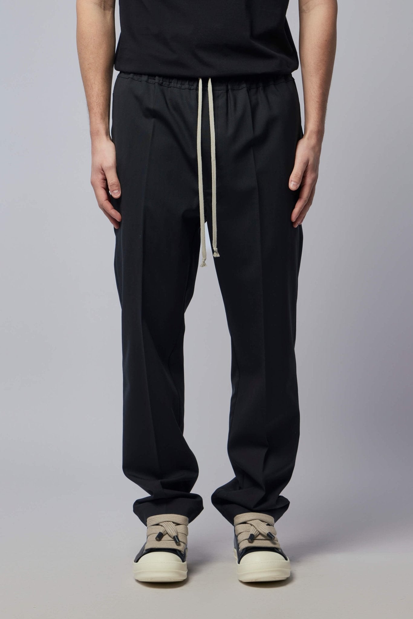 Woven Pants - Drawstring Slim Long