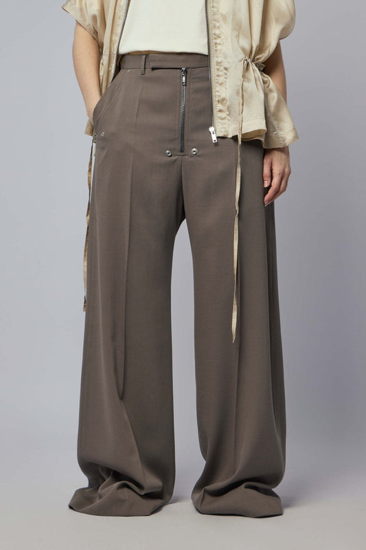 Woven Pants - Tailored Wide Belas Dust