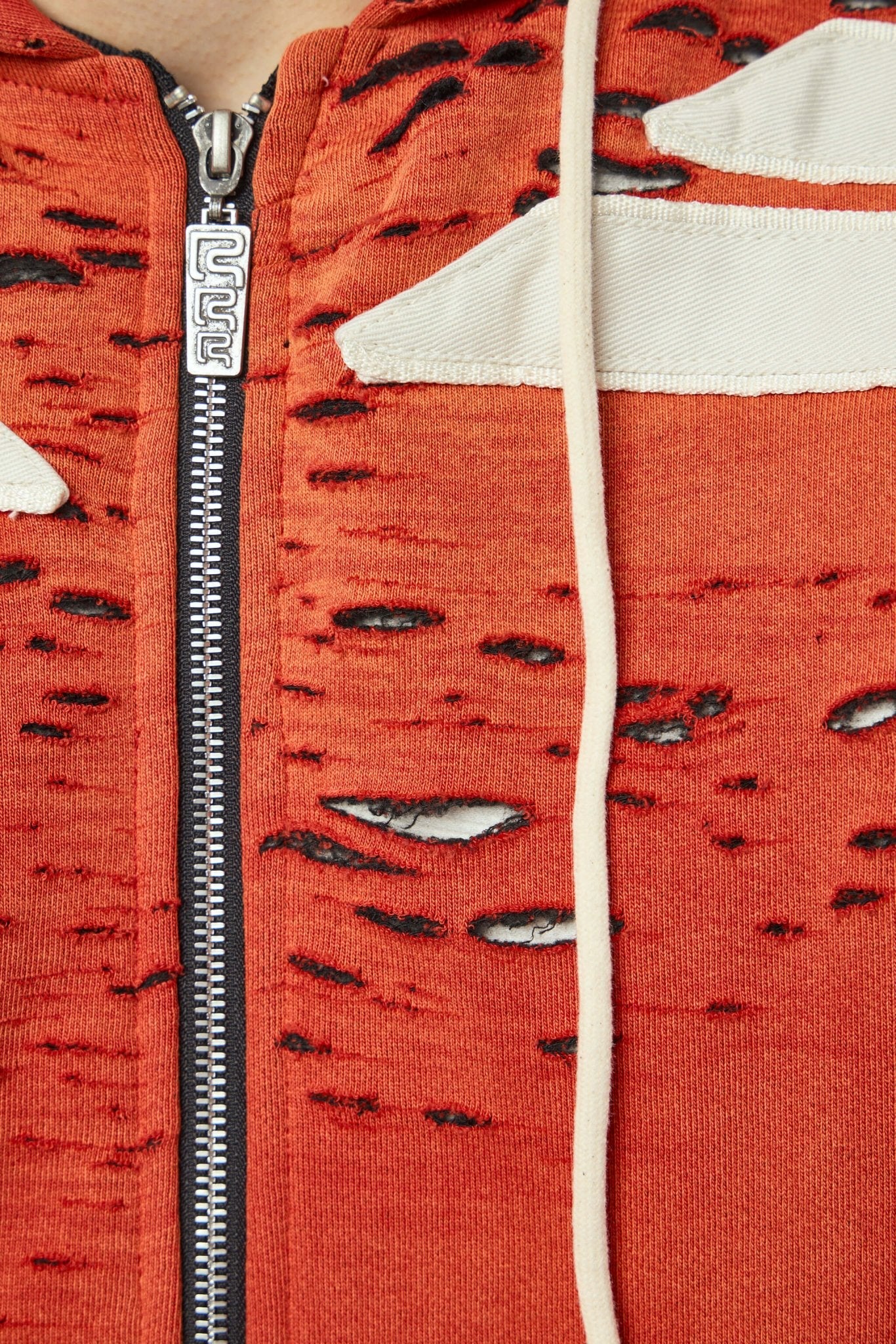 Apocrypha Pious Zip Hoodie Orange