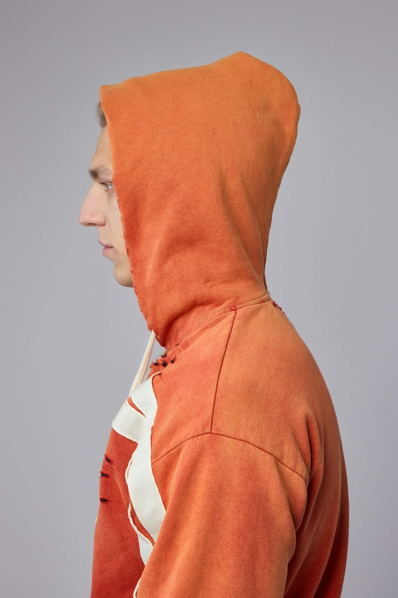 Apocrypha Pious Zip Hoodie Orange